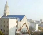 Christian church demolition in China