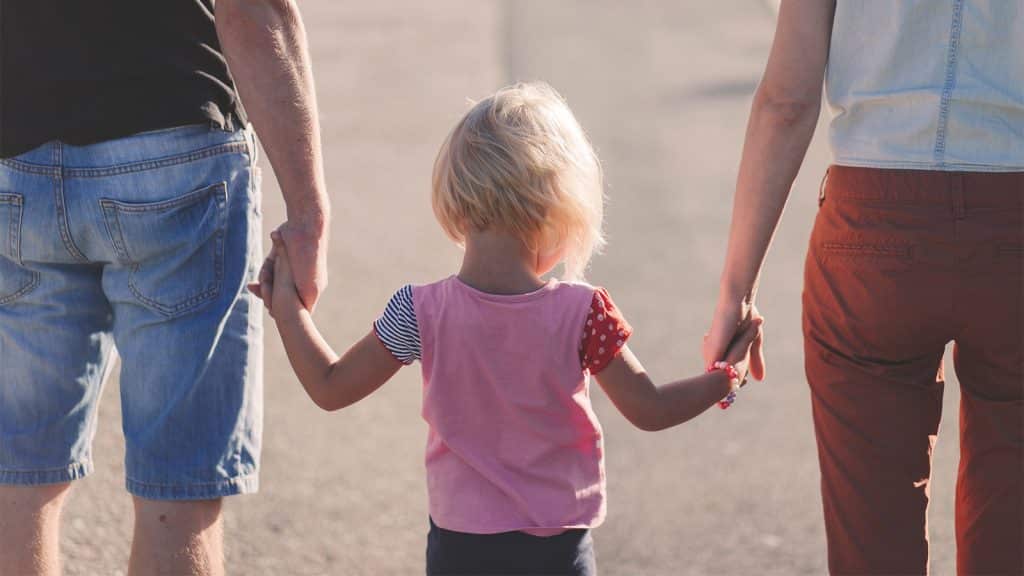 adults with a child