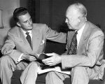Bill Graham and President Dwight Eisenhower