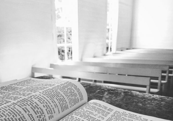 Bible in church