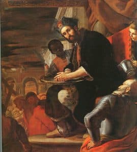"Pilate Washing His Hands," Mattia Preti, 1663