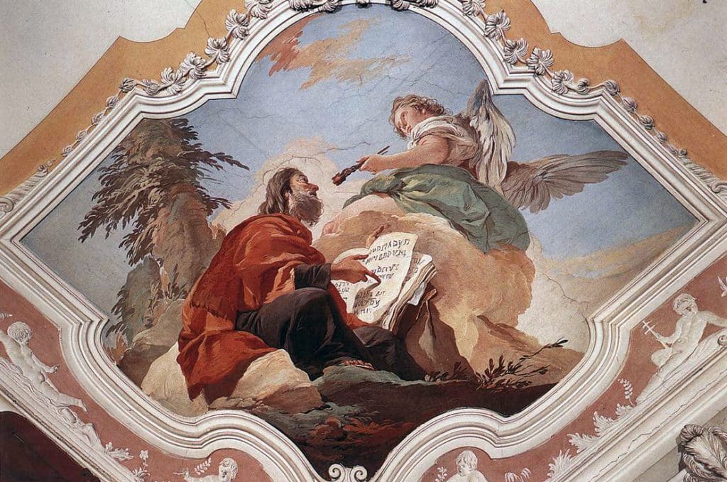 fresco of the prophet Isaiah