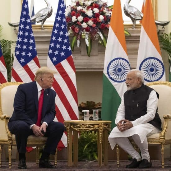 U.S. President Donald Trump and Indian Prime Minister Narendra Modi