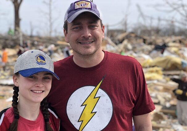 Darrin Crockett and his daughter Carly
