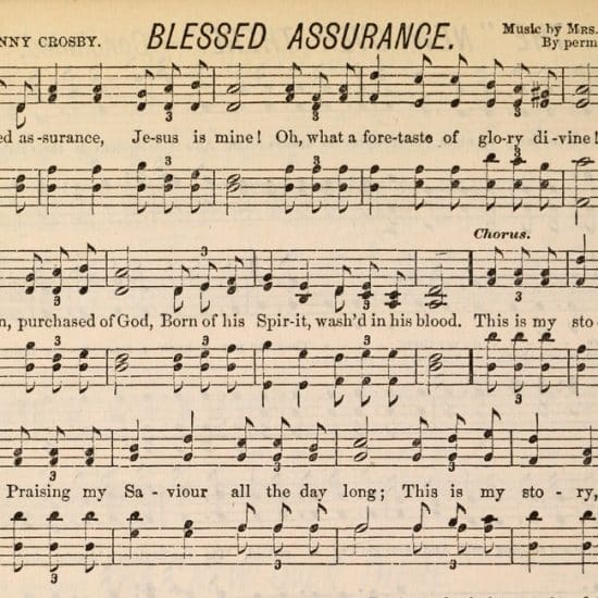 Blessed Assurance music