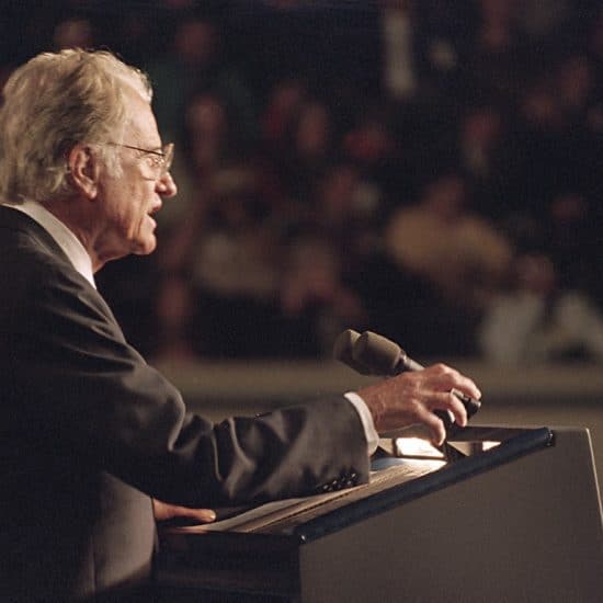 Rev. Billy Graham speaks