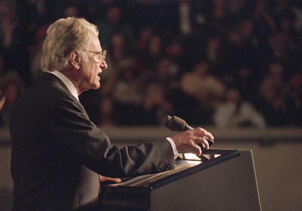 Rev. Billy Graham speaks