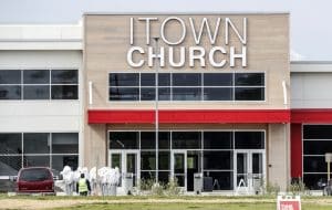 Parishioners attend in-person morning services at ITOWN