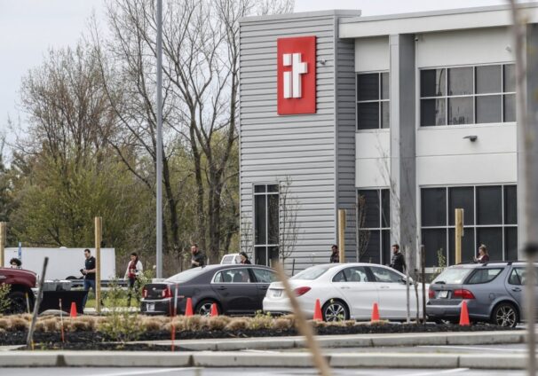 Parishioners exit ITOWN Church,