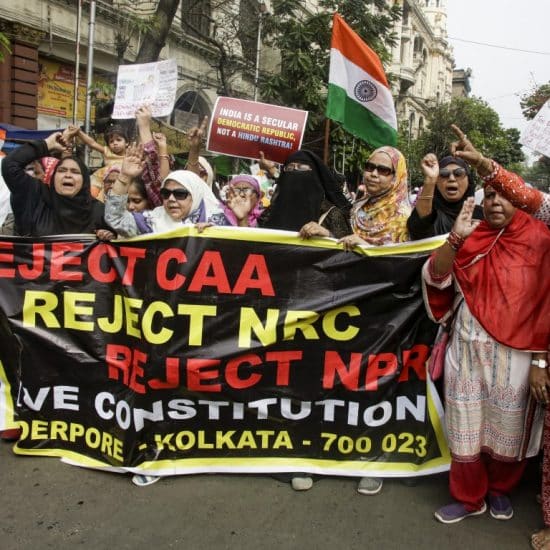 Indian Muslim protest