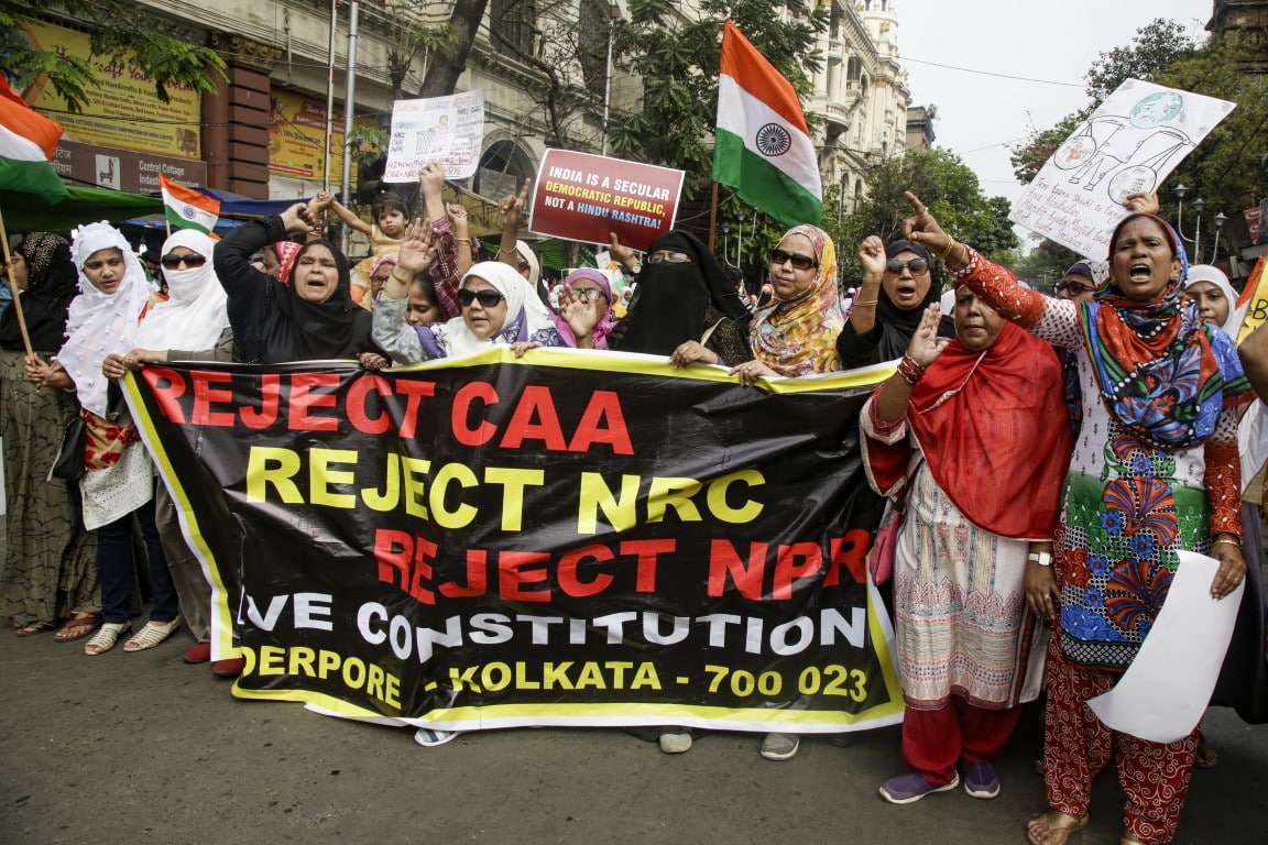 Indian Muslim protest