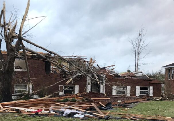 Bill Mason destroyed home