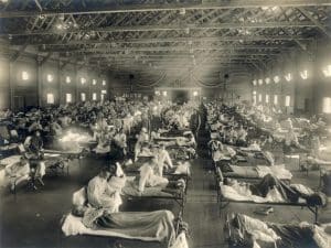 1918 hospital in Kansas