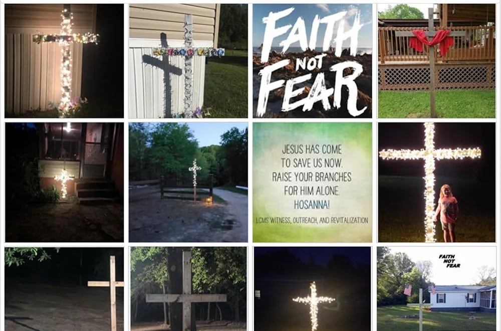 Faith Not Fear crosses