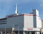 Costco with a steeple