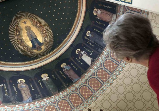 Molly Marshall in Conception Abbey,