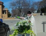 priest with squirt gun