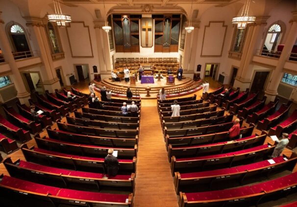March 15 worship in a Methodist church