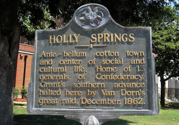 Holly Springs sign