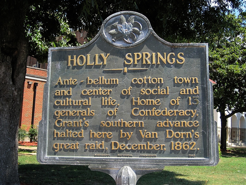 Holly Springs sign
