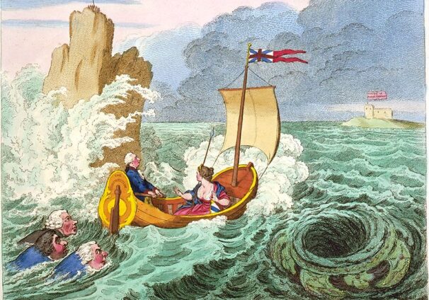 Britannia between Scylla and Charybdis