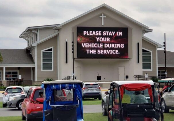 Live Oaks Community Church, located in a retirement community