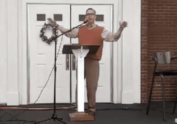 Pastor Rich Myers of Oak Grove Baptist Church