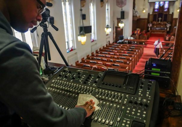 black livestreaming worship