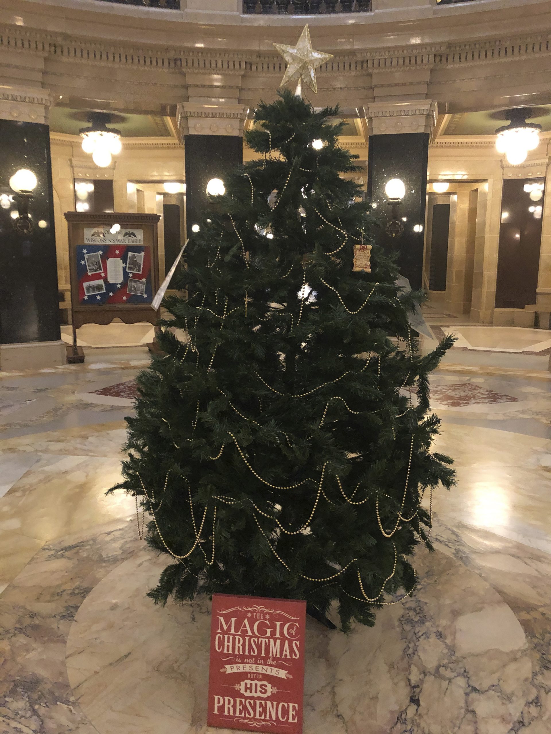 Republicans Defy Governor, Put Christmas Tree in Closed Wisconsin